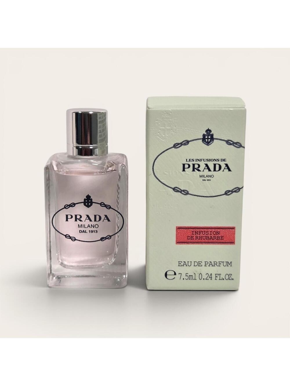 Prada Infusion Rhubarbe Eau De Parfum - 7.5ml Travel Size NIB